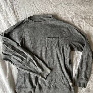 Vuori Jeffreys Pullover - Large - Heather Grey